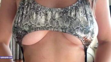 Christina Khalil Underboob Swimsuit Onlyfans Leaked Video