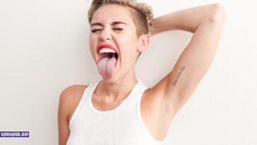 Miley Cyrus See Through Panties BTS Set Leaked