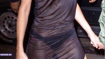 Selena Gomez Sheer See Through Dress Leaked