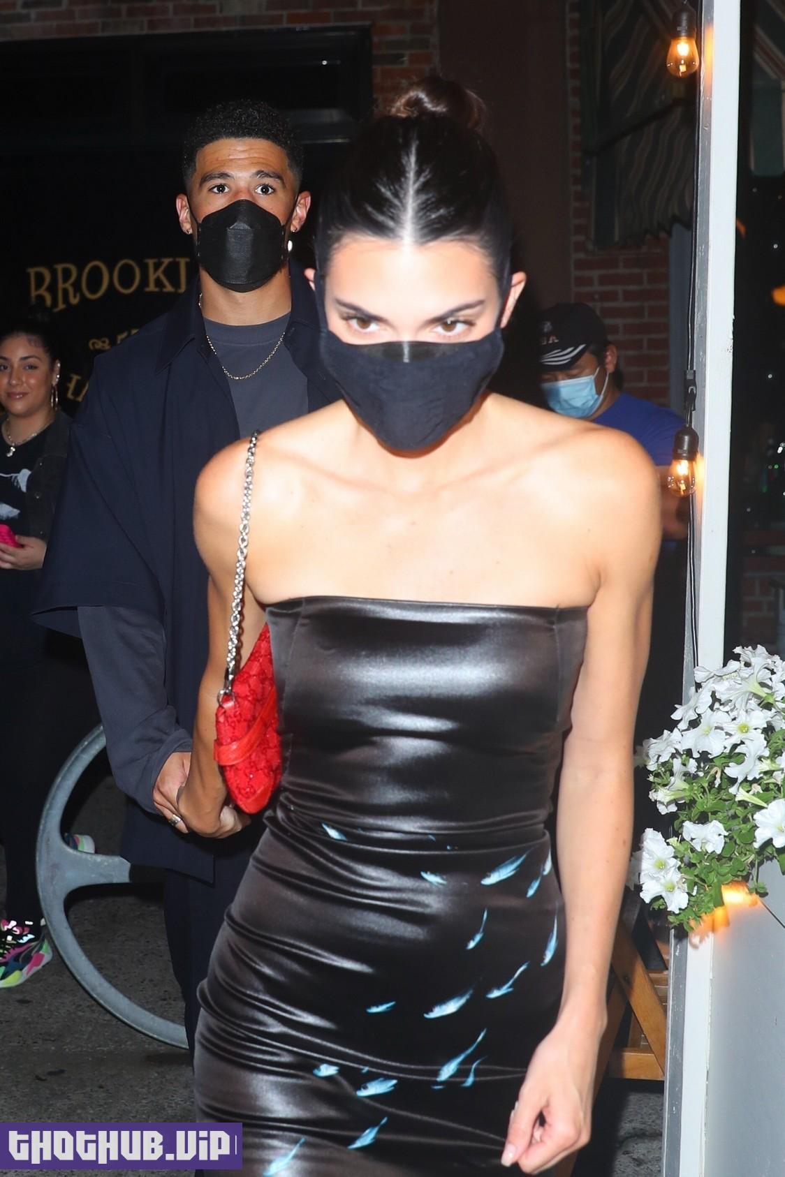 Kendall Jenner Sexy In Leather Dress 21 Photos
