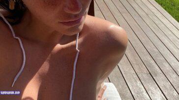 Kesha Topless Covered Photo