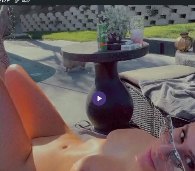 Screenshot 2022 09 29 at 09 50 22 Hot Brittany Furlan Nude Poolside Selfie Onlyfans Video Leaked