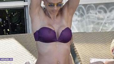 Michelle Hunziker naked topless sexy bikini1