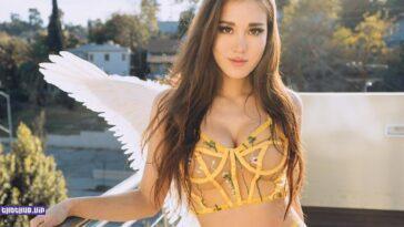 Indiefoxx Angel Cosplay Yellow Lingerie Onlyfans Leaked