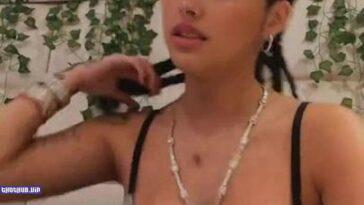 Malu Trevejo Nipple Slip Live Video Leaked