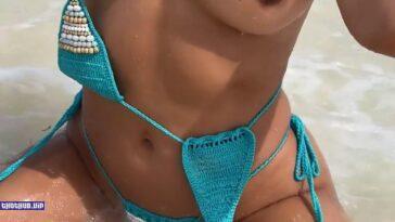 Ana Cheri Naked Beach Bikini Striptease Onlyfans Video