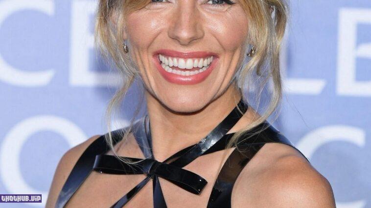 Sienna Miller Deep Cleavage And Mask OnOff 6 Photos