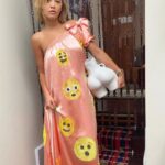 Rita Ora Sexy In A Funny Dress 2 Photos