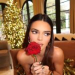 Kendall Jenner Under The Christmas Tree 6 Photos