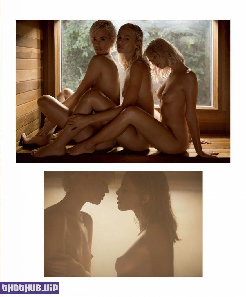 Nude Trio: Terra Jo Wallace, Taylor Bagley and Sydney Roper for Playboy (11 Photos)