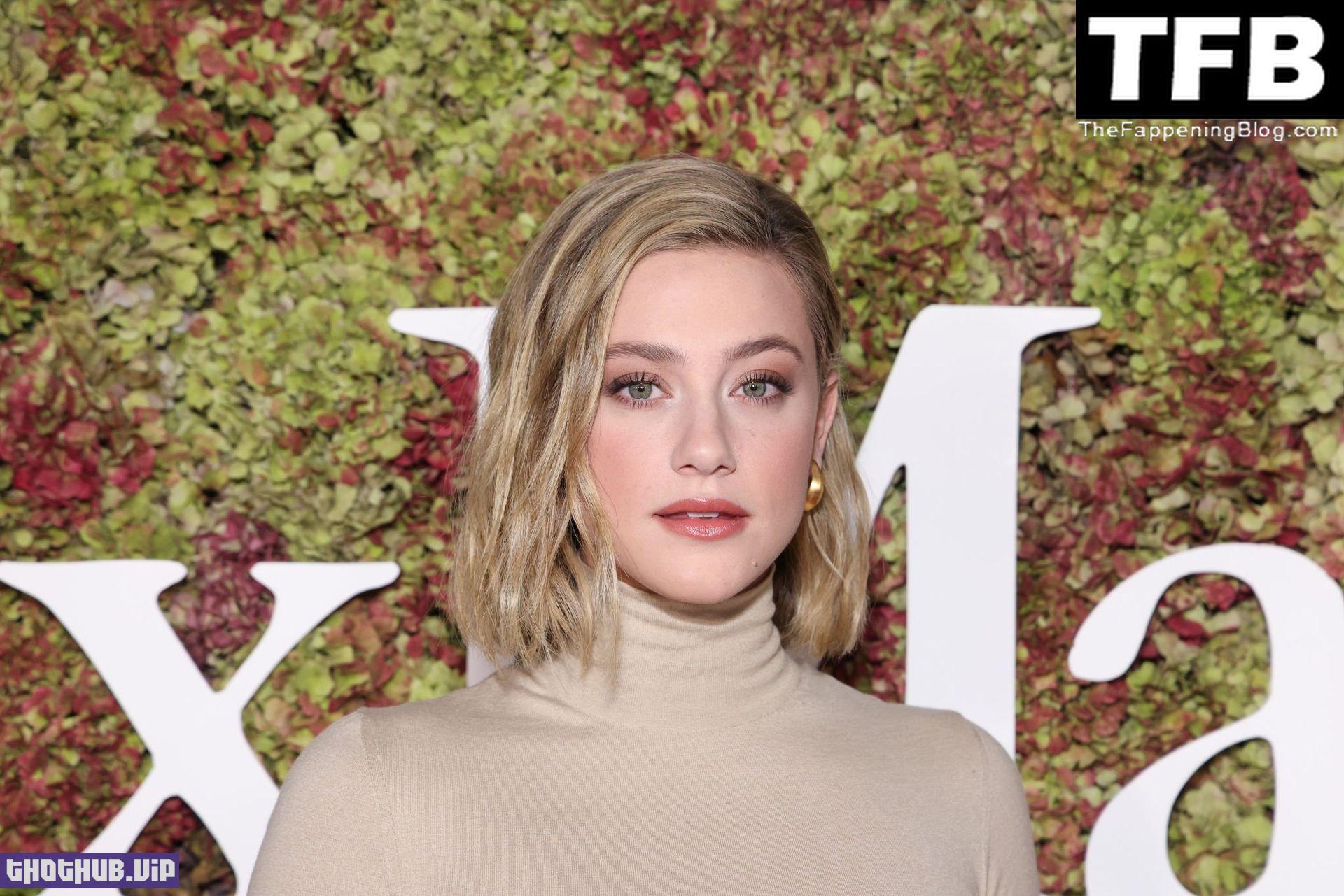 Sexy Lili Reinhart Shows Off Her Tits Abs At The Max Mara Cocktail
