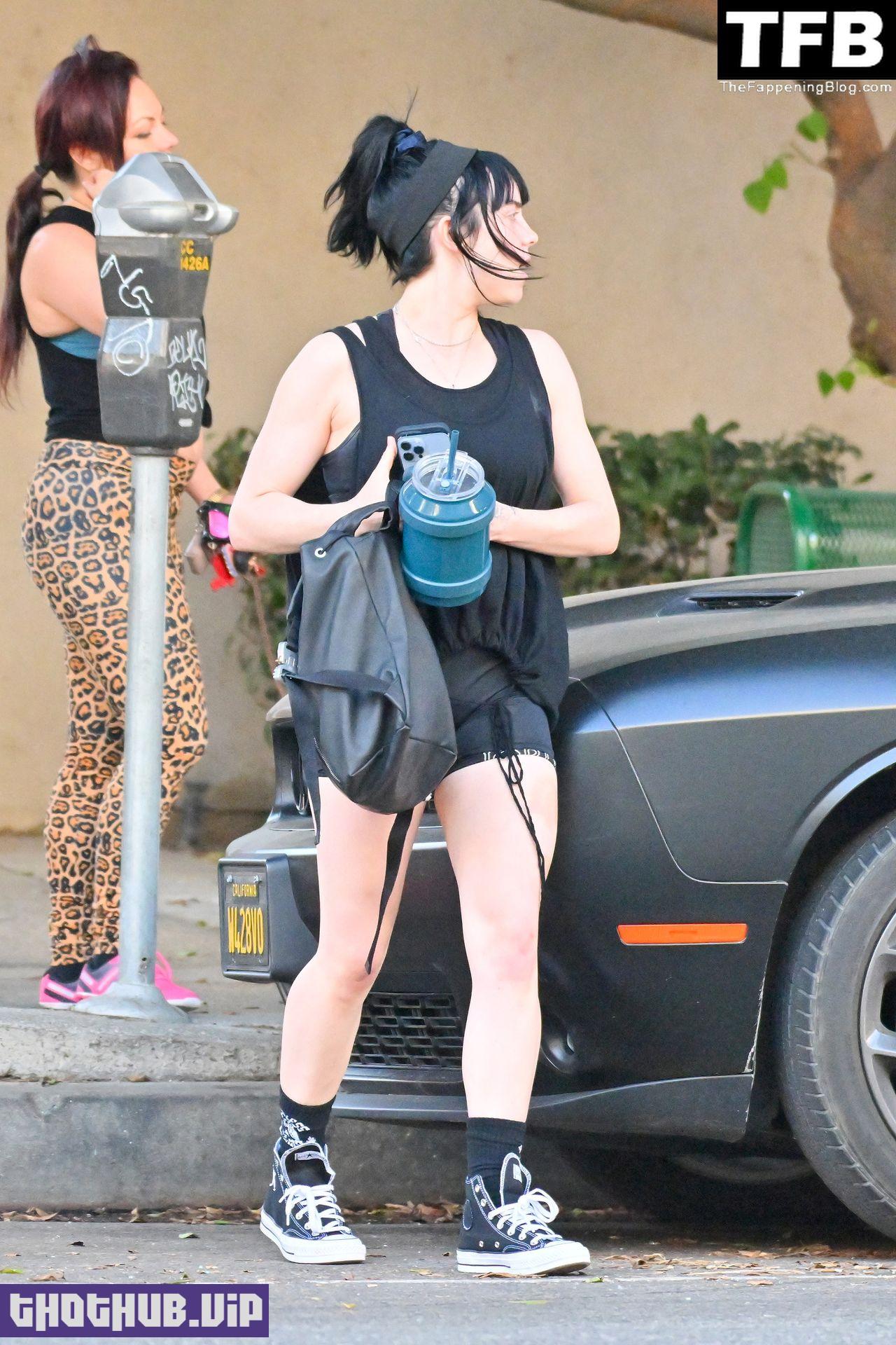 Sexy Billie Eilish Keeps Up Her Fitness Regime, Stepping Out For Another Workout in Studio City (26 Photos)