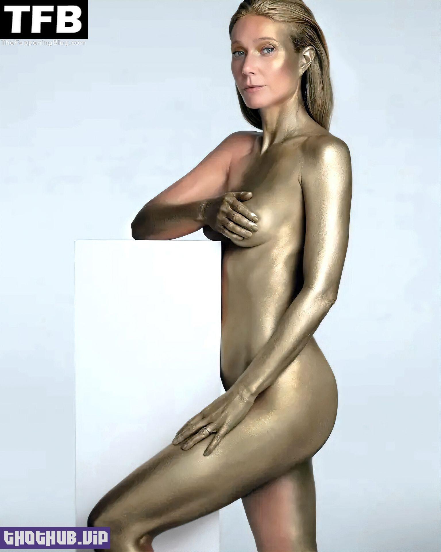 Gwyneth Paltrow Naked Bodypaint 3 1 thefappeningblog.com