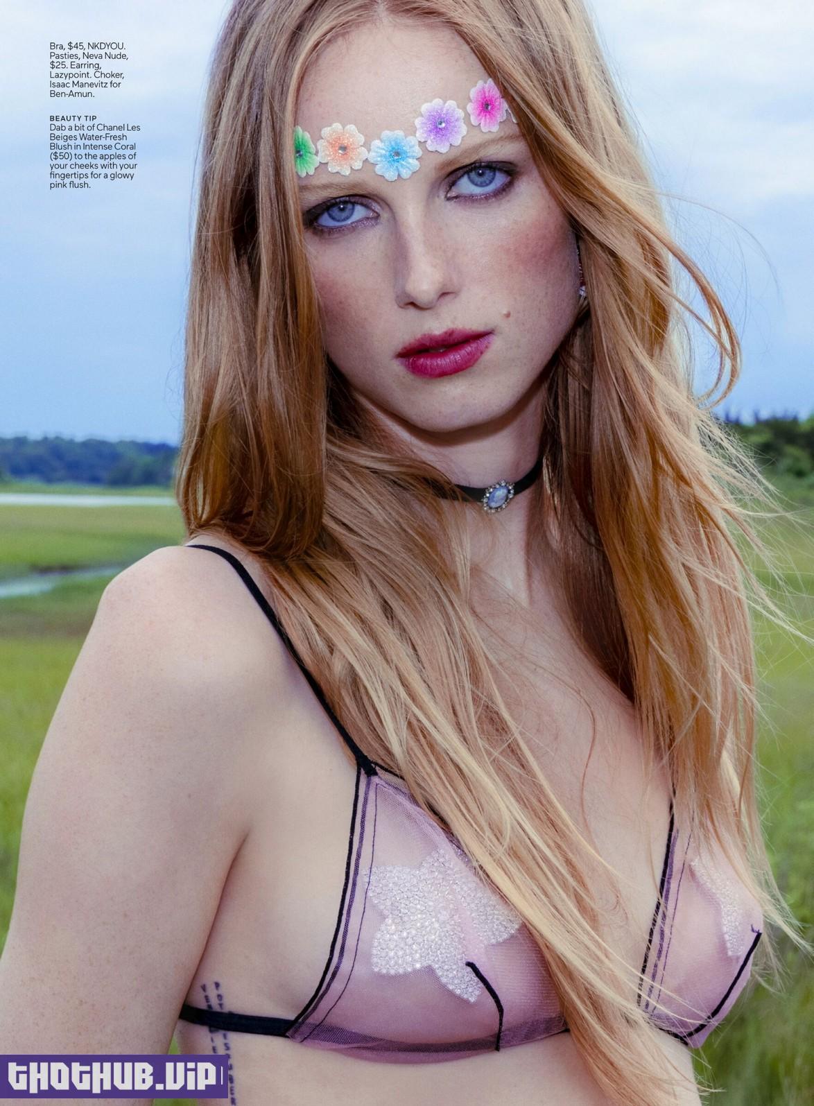 Rianne van Rompaey Sexy For Elle 5 Photos