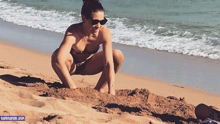 Revealing Evangeline Lilly Topless Bikini Photos