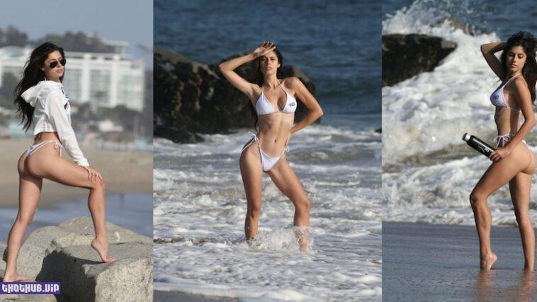 Ines Trocchia in Bikini at a Photoshoot in Malibu