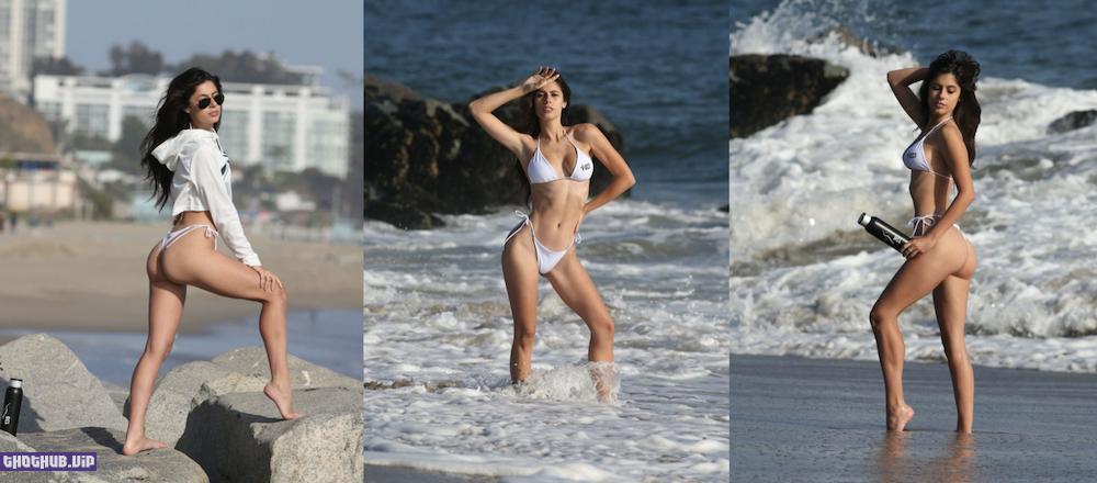 Ines Trocchia in Bikini at a Photoshoot in Malibu