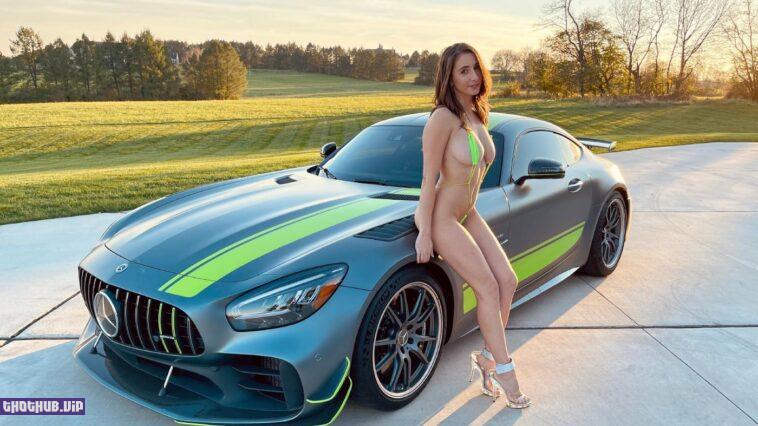 Christina Khalil Micro Bikini Sports Car Onlyfans Set Leaked