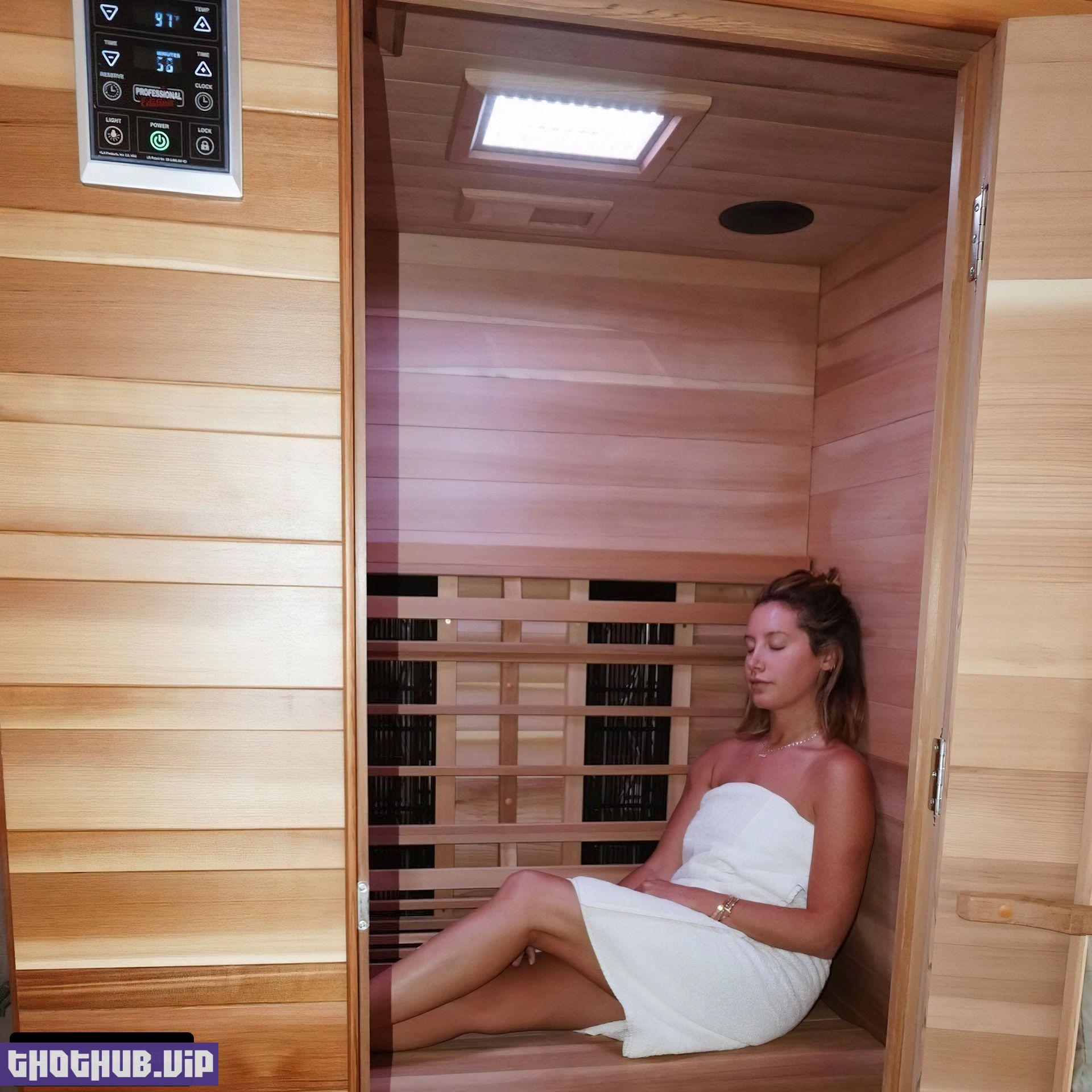 ashley tisdale sexy in sauna 1 thefappeningblog.com