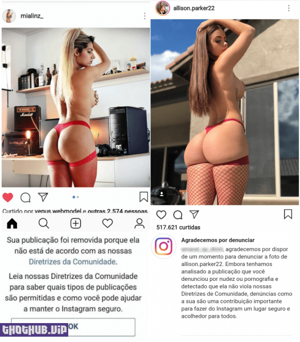 instastrike Erotic services professionals against Instagram