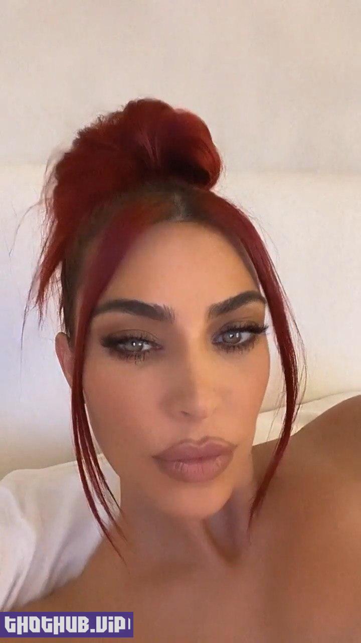 Kim Kardashian Sexy Redhead Bitch 10 Deleted Photos And Videos