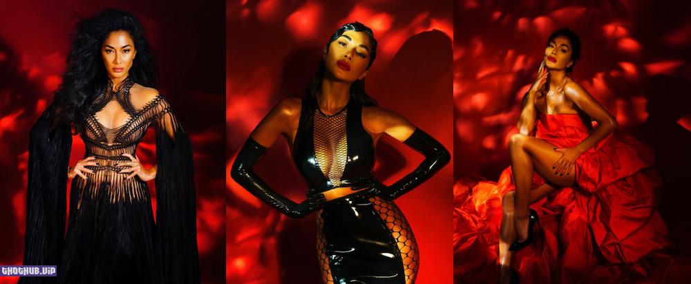 Nicole Scherzinger PVC Outfit Photoshoot for Basic Magazine by Steven Gomillion January 2022