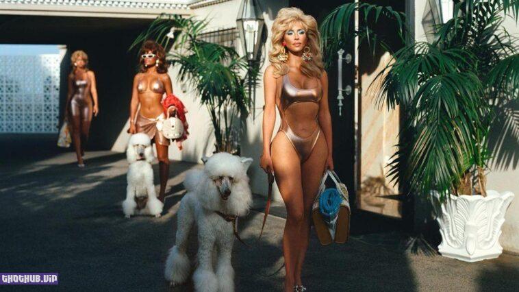 Kim Kardashian And Other Models In Retro Bikini 9 Photos