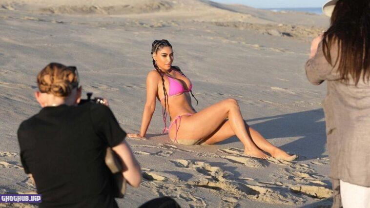 Kim Kardashian Sexy Pink Bikini In Cabo San Lucas 22
