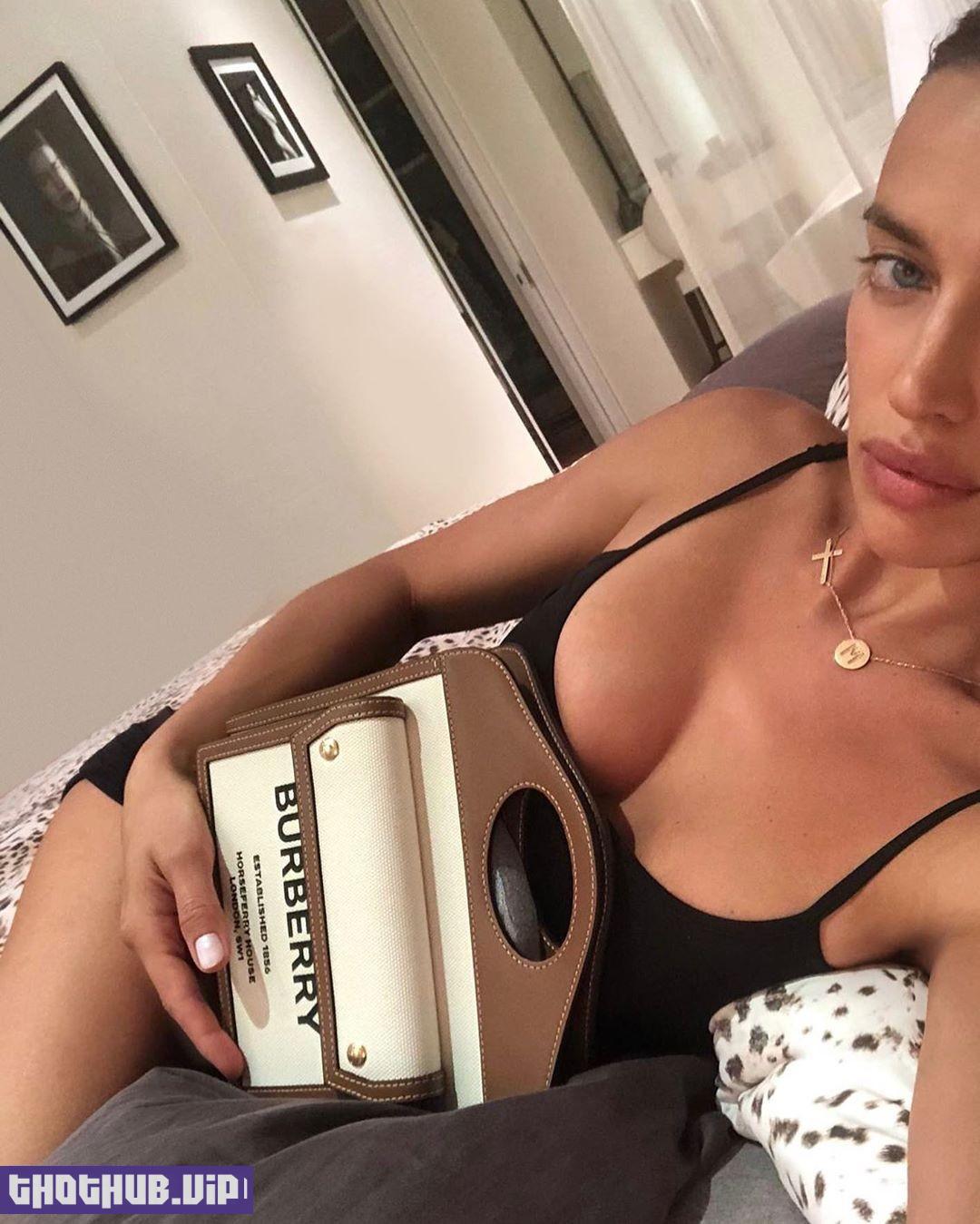 Irina Shayk Posted A Sexy Selfie In Lingerie 4 Photos