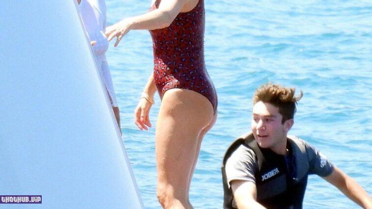 Charlize Theron In A Bikini On A Yacht 32 Photos