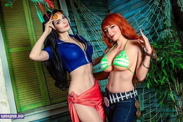 COSPLAY One Piece Nami Robin 4 pictures leaked from