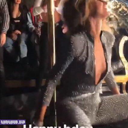 Paris Hilton Pole Dance at Birthday Party