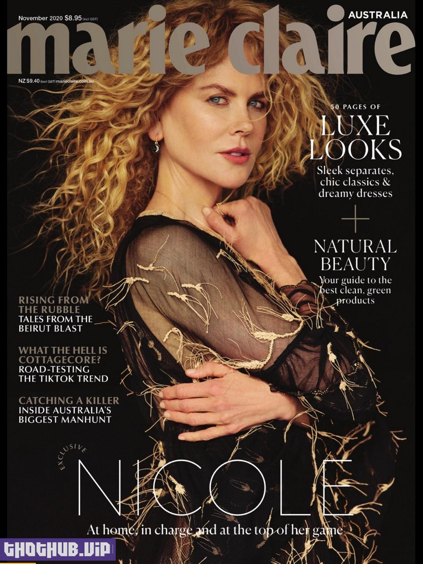 Nicole Kidman Marie Claire Australia Cover 7 Photos