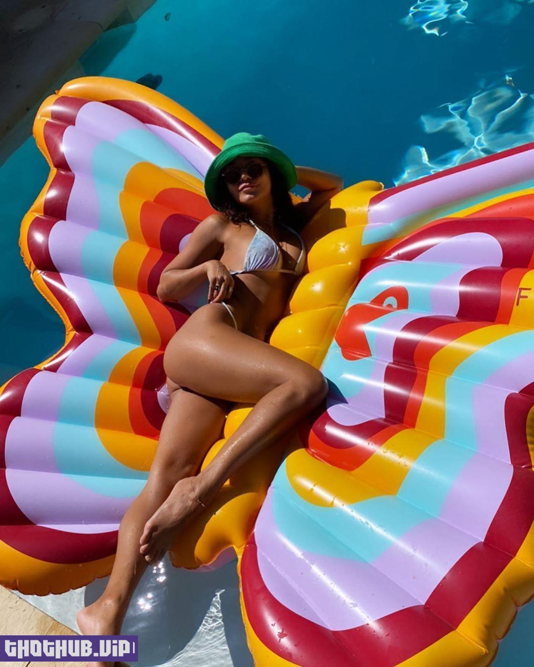 Vanessa Hudgens In A Mini Bikini On A Giant Inflatable