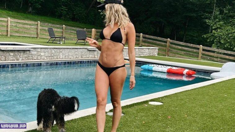 Kristin Cavallari in Bikini With Her Dog 1 Photo