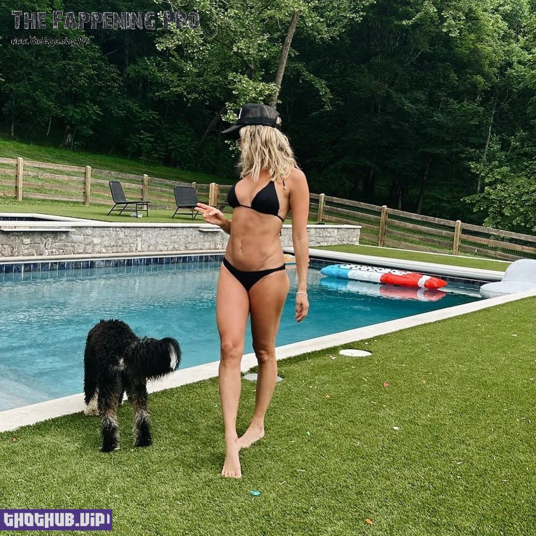 Kristin Cavallari in Bikini With Her Dog 1 Photo