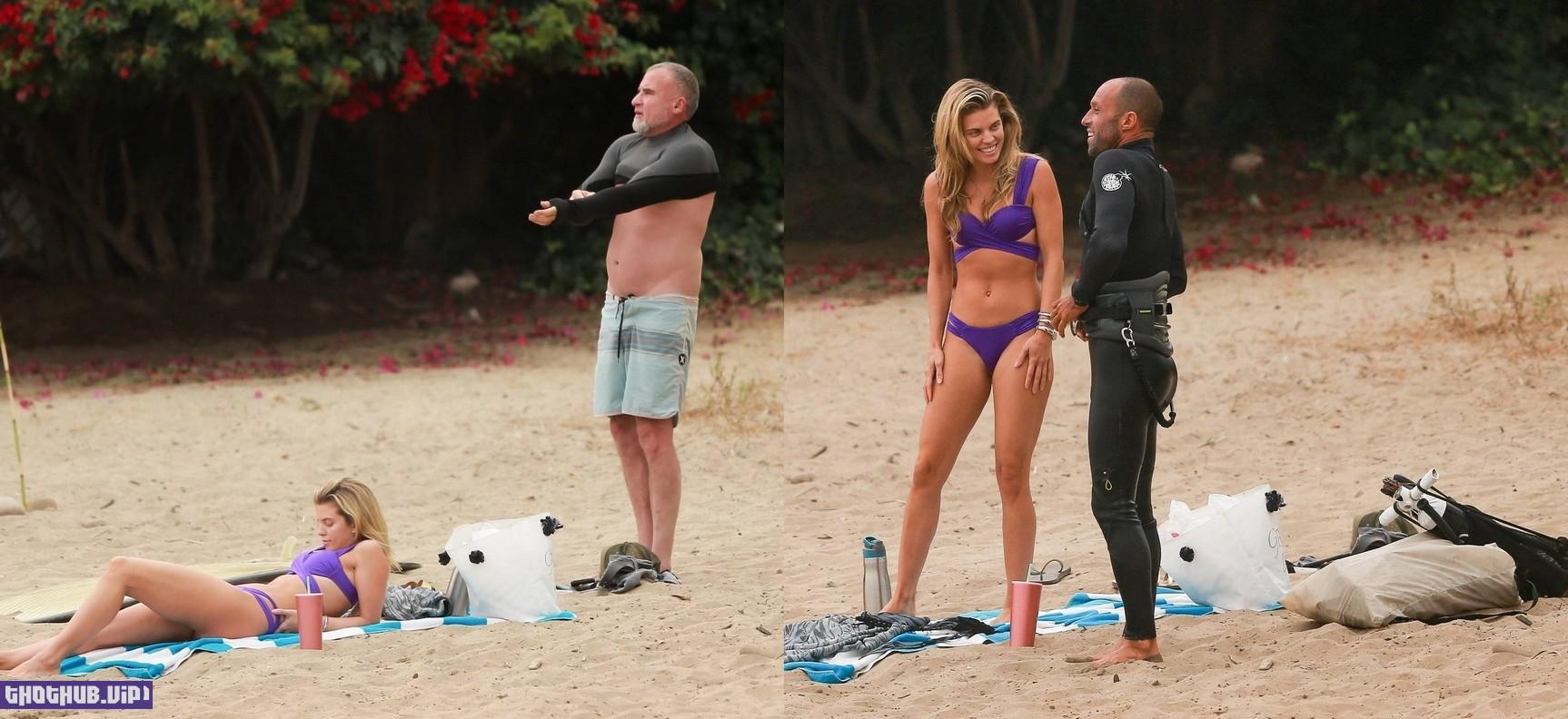 AnnaLynne McCord Sexy Bikini In Huntington Beach 40 Photos