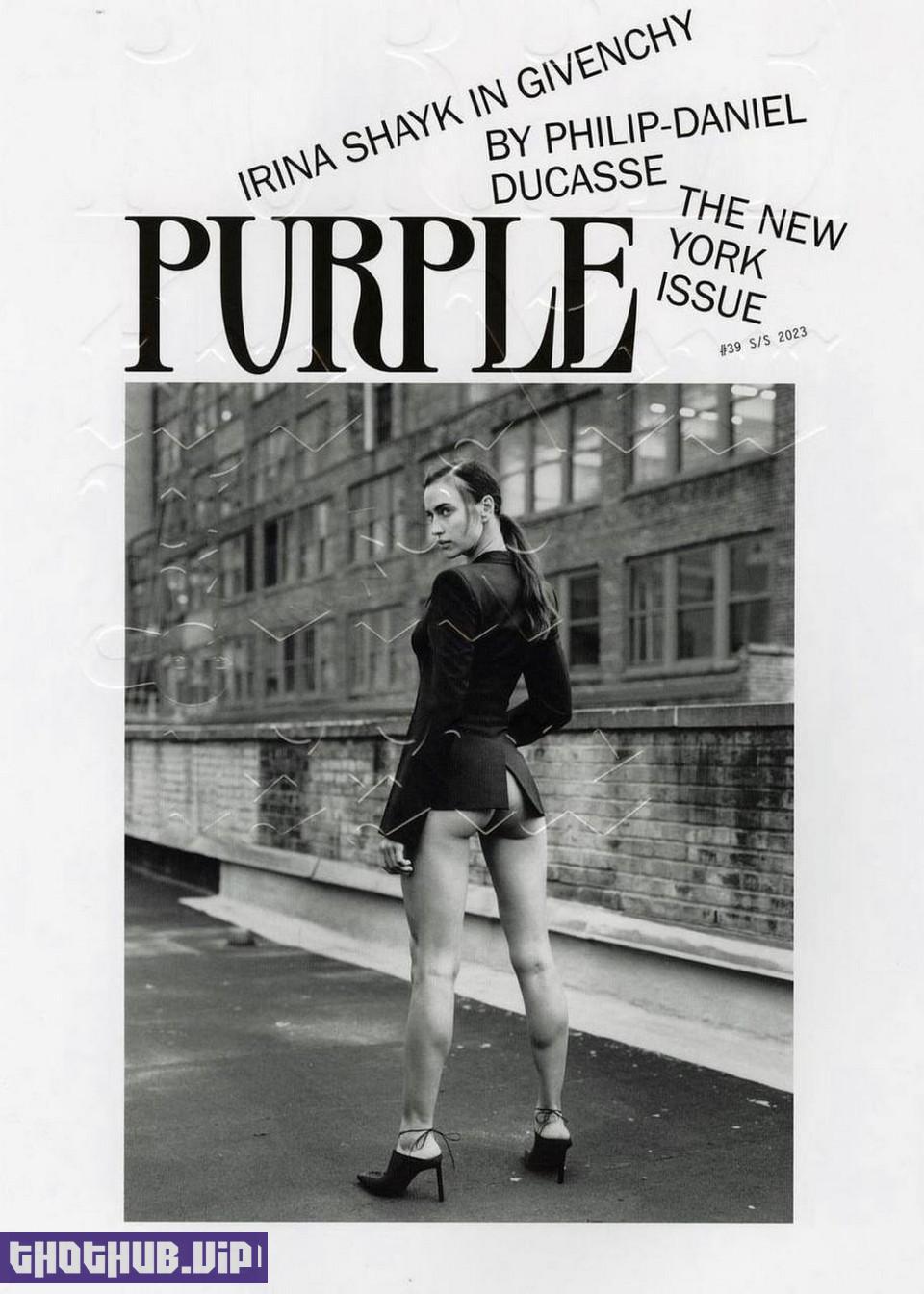 Irina Shayks Naked Ass On The Cover Of Purple Fashion