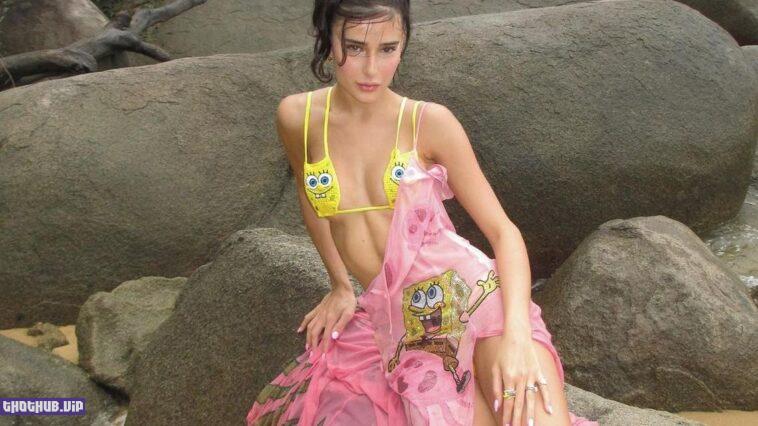 Livia Nunes Marques In SpongeBob Bikini 5 Photos