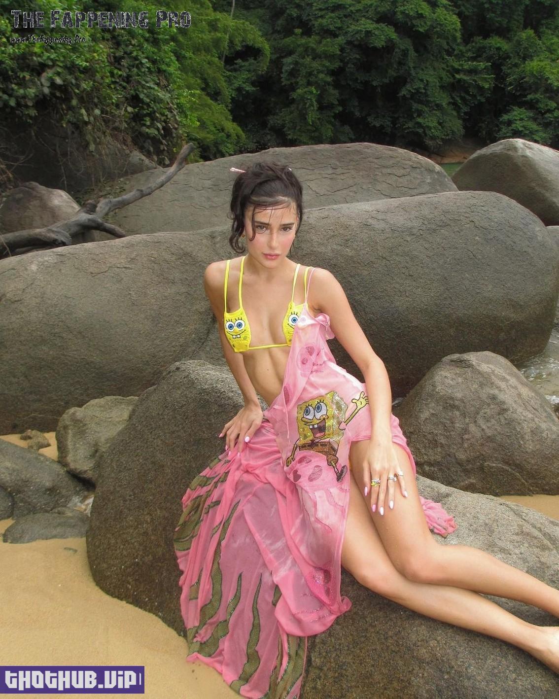 Livia Nunes Marques In SpongeBob Bikini 5 Photos