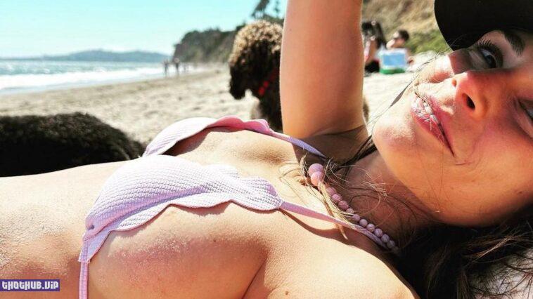 Jordana Brewster Tits On The Beach 1 Photo