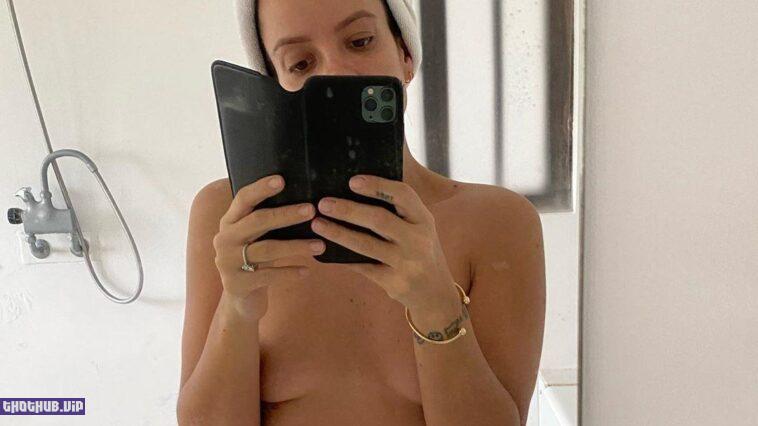 Lily Allen New Topless Selfie From Self Isolation