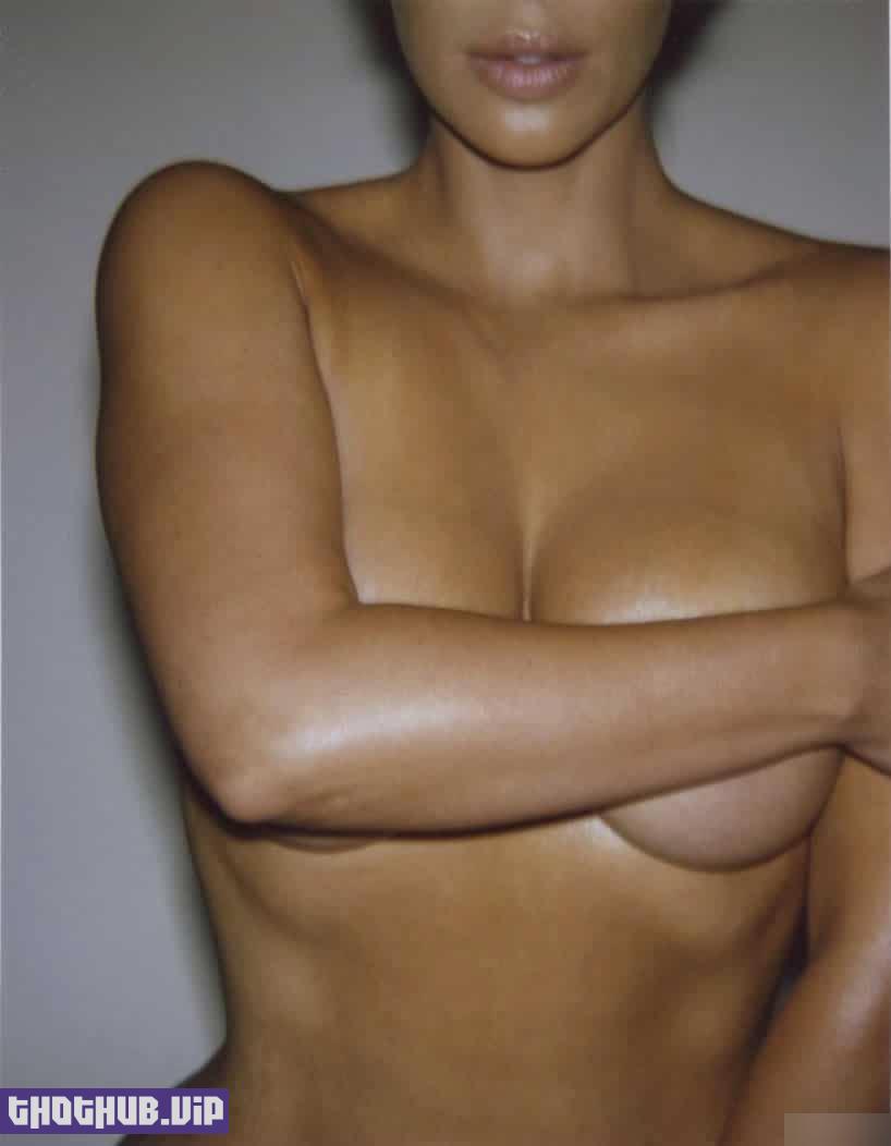 Kim Kardashian Naked Body Paint Set Leaked 5