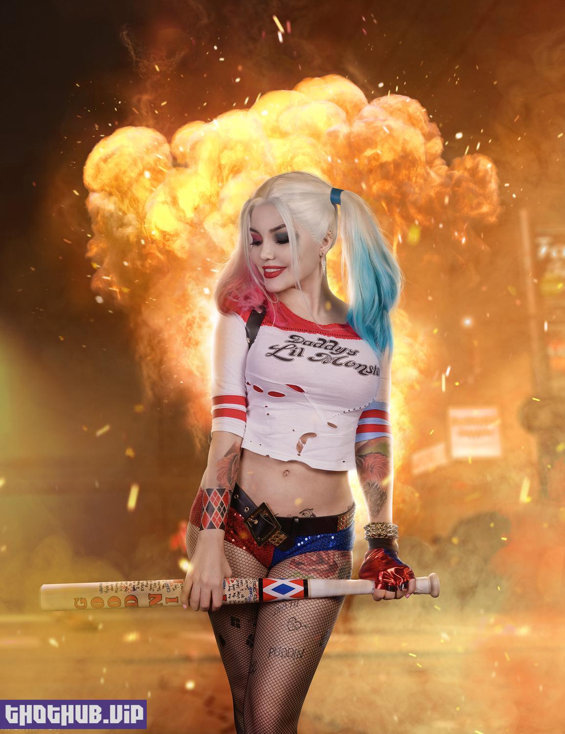 Kalinka Fox Harley Quinn Nude Cosplay Set Leaked 9
