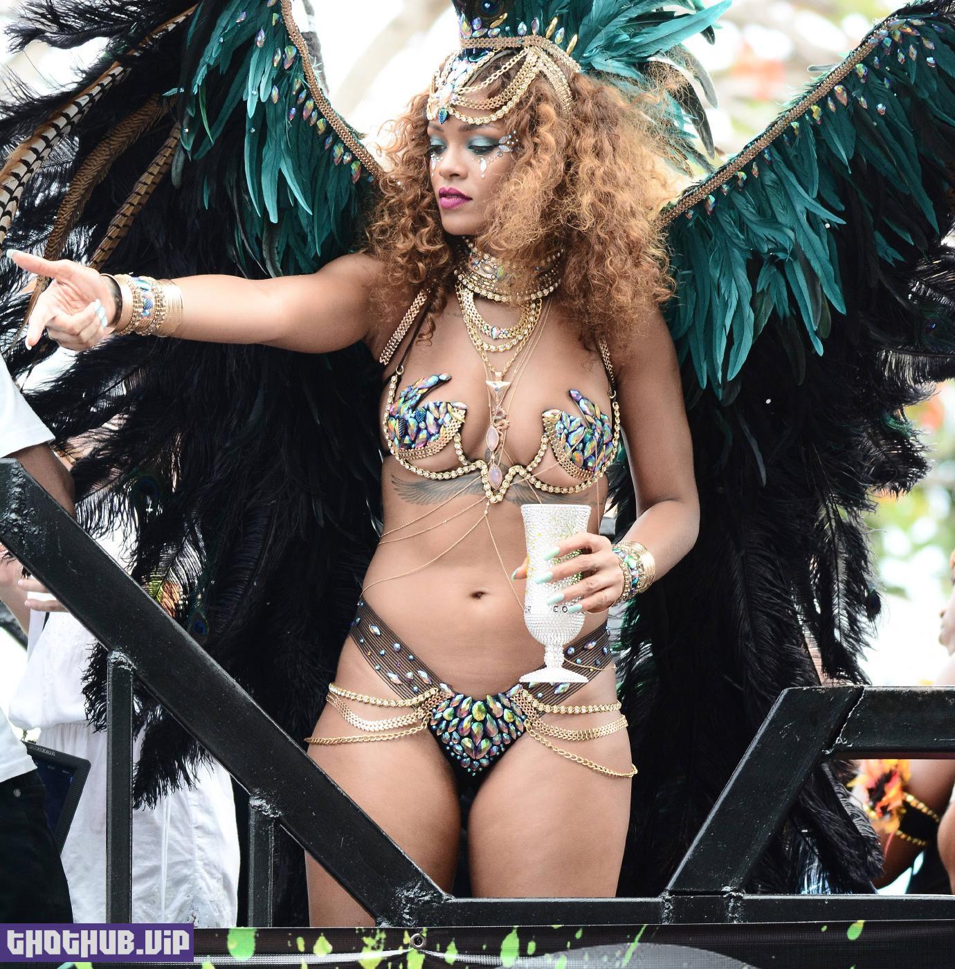 Rihanna Nip Slip Public Bikini Festival Photos Leaked 34