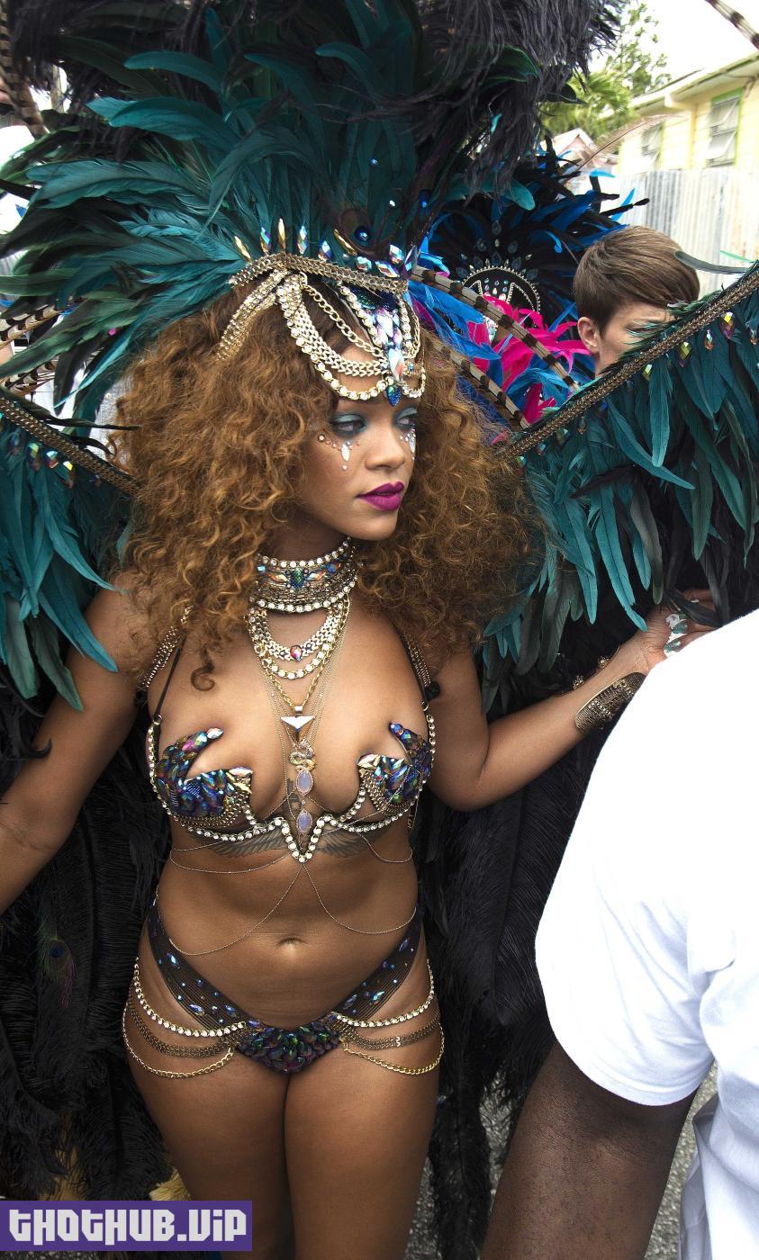 Rihanna Nip Slip Public Bikini Festival Photos Leaked 38
