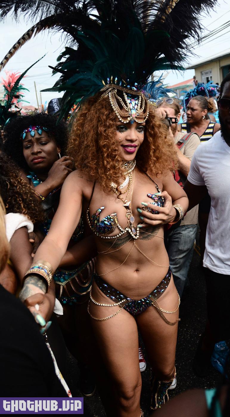Rihanna Nip Slip Public Bikini Festival Photos Leaked 40