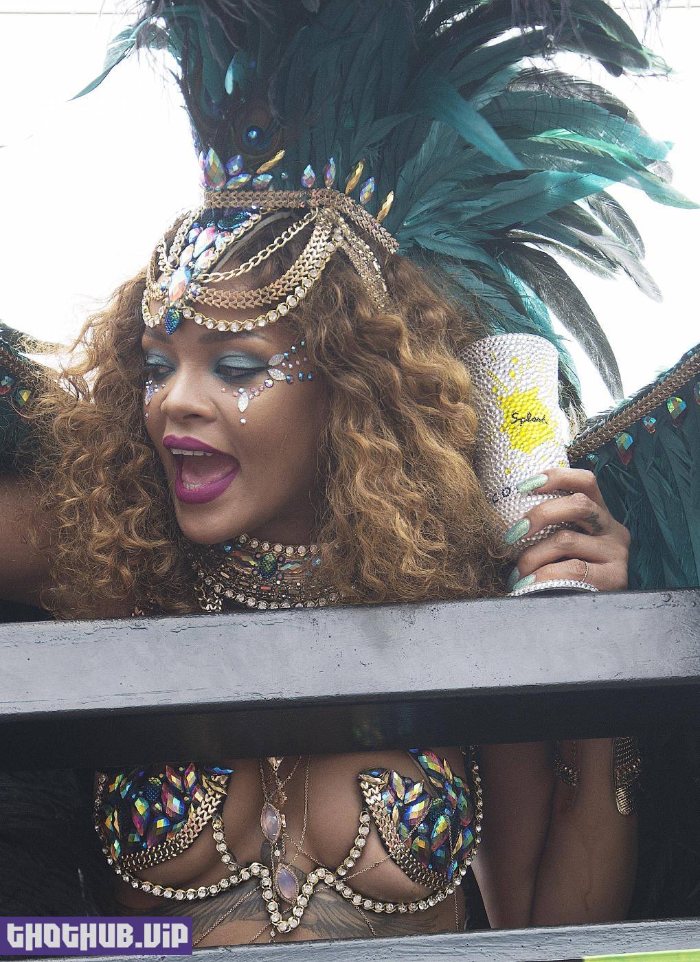 Rihanna Nip Slip Public Bikini Festival Photos Leaked 41