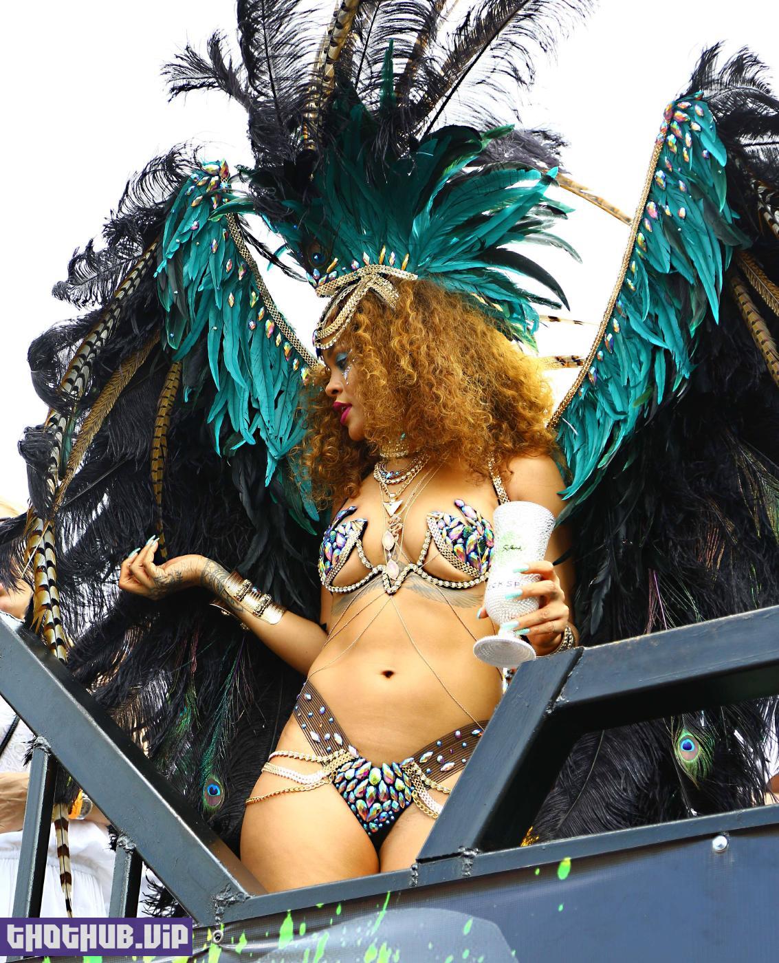 Rihanna Nip Slip Public Bikini Festival Photos Leaked 48