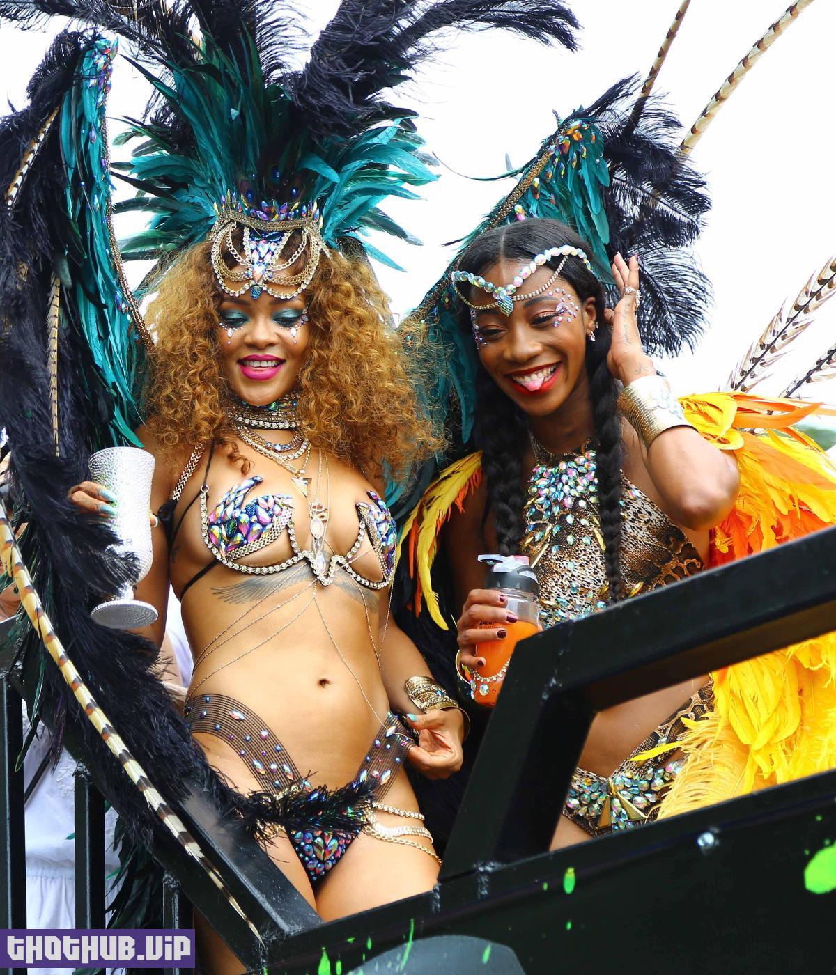 Rihanna Nip Slip Public Bikini Festival Photos Leaked 49